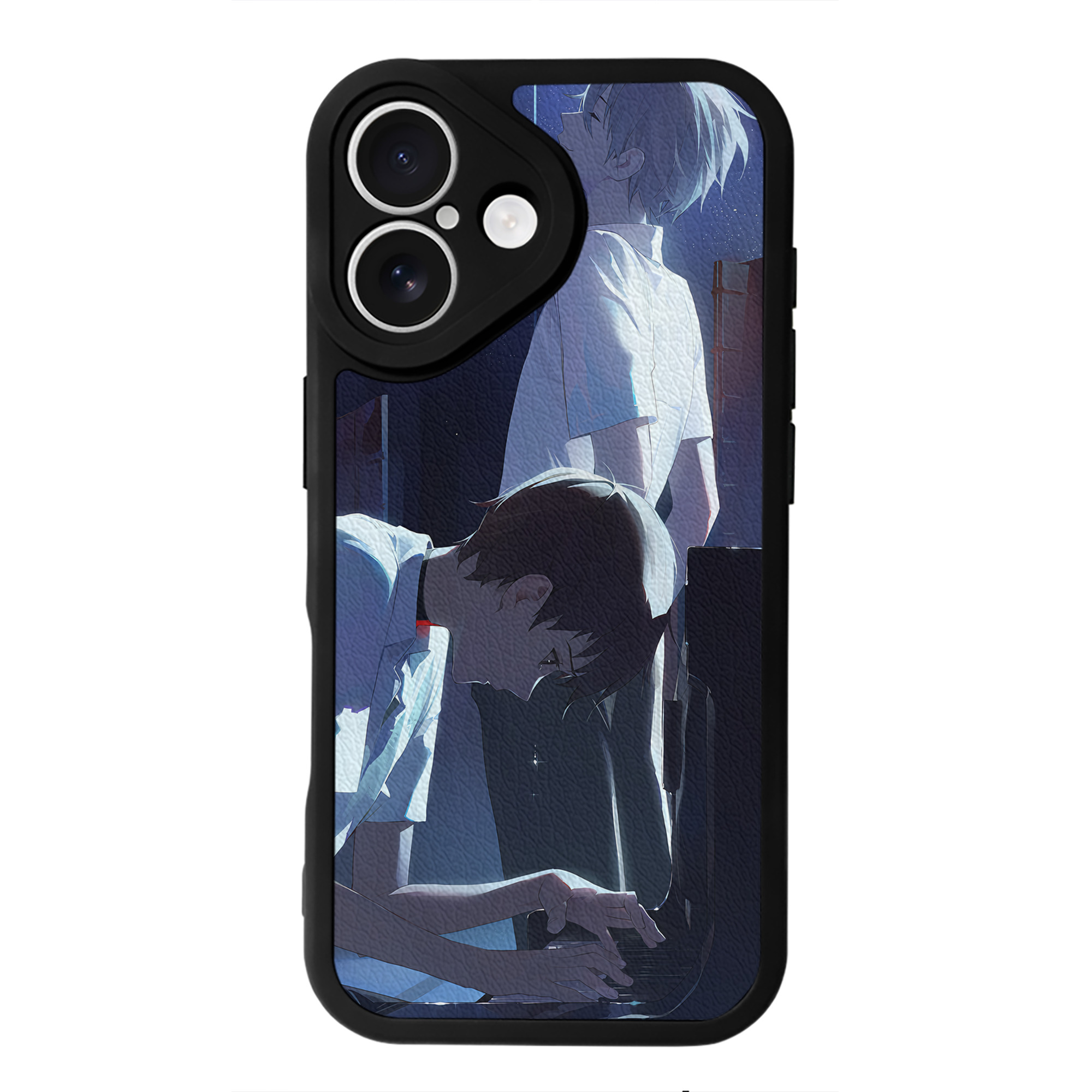 （画像用） EVA 新世紀エヴァンゲリオン 【iPhone 16シリーズ対応】シリコンスマホケース（レザー調） 材質：シリコン